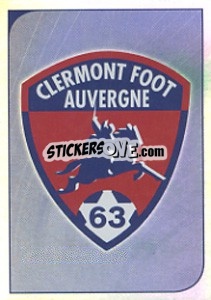 Cromo Ecusson Clermont Foot Auvergne 63 - FOOT 2012-2013 - Panini
