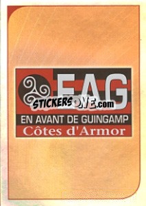 Sticker Ecusson En Avant de Guingamp