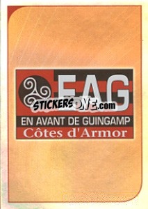Sticker Ecusson En Avant de Guingamp - FOOT 2012-2013 n. 497 - Panini