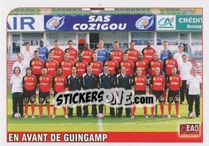 Sticker Equipe En Avant de Guingamp - FOOT 2012-2013 n. 498 - Panini