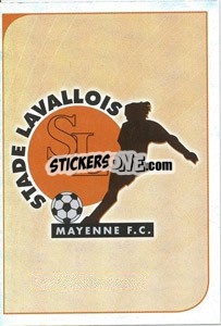 Cromo Ecusson Stade Lavallois Mayenne FC - FOOT 2012-2013 - Panini