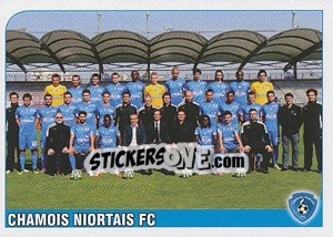 Sticker Equipe Chamois Niortais FC - FOOT 2012-2013 n. 516 - Panini
