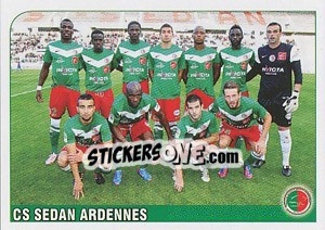 Sticker Equipe CS Sedan Ardennes - FOOT 2012-2013 n. 518 - Panini