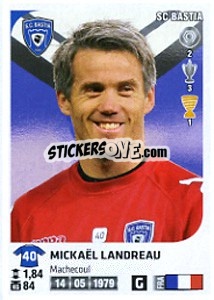 Sticker Mickaël Landreau - FOOT 2012-2013 n. M5 - Panini