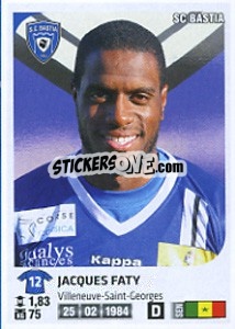 Cromo Jacques Faty - FOOT 2012-2013 - Panini