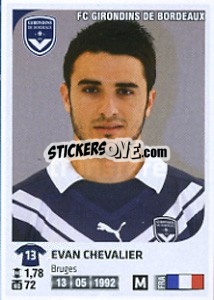 Sticker Evan Chevalier - FOOT 2012-2013 - Panini