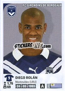 Sticker Diego Rolán - FOOT 2012-2013 n. M11 - Panini