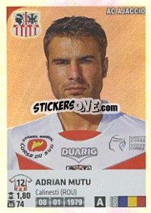 Sticker Adrian Mutu - FOOT 2012-2013 n. 3 - Panini