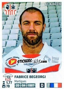 Cromo Fabrice Begeorgi - FOOT 2012-2013 - Panini