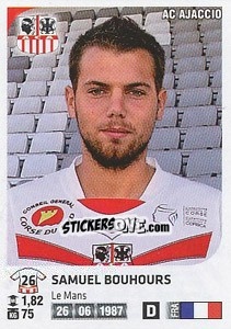 Sticker Samuel Bouhours - FOOT 2012-2013 n. 7 - Panini