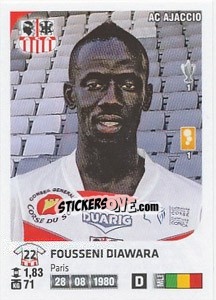 Sticker Fousseni Diawara - FOOT 2012-2013 n. 8 - Panini