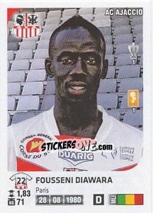 Figurina Fousseni Diawara - FOOT 2012-2013 - Panini