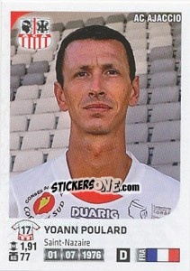 Sticker Yoann Poulard - FOOT 2012-2013 n. 11 - Panini