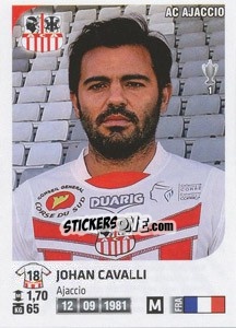 Sticker Johan Cavalli - FOOT 2012-2013 n. 14 - Panini