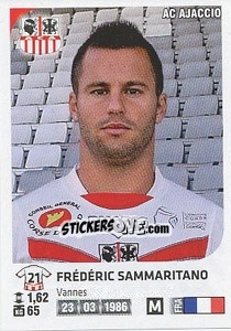 Cromo Fredéric Sammaritano - FOOT 2012-2013 n. 19 - Panini