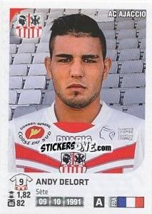 Sticker Andy Delort - FOOT 2012-2013 n. 21 - Panini