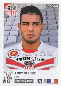 Cromo Andy Delort - FOOT 2012-2013 - Panini