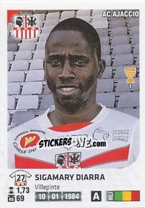 Figurina Sigamary Diarra - FOOT 2012-2013 n. 22 - Panini