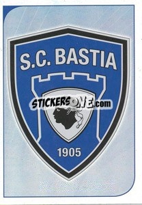 Sticker Ecusson SC Bastia - FOOT 2012-2013 n. 25 - Panini