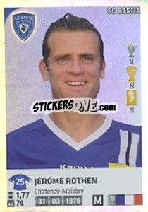Sticker Jerome Rothen - FOOT 2012-2013 n. 27 - Panini