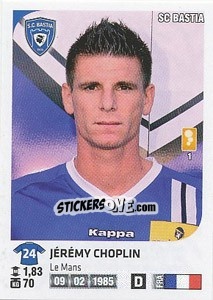 Cromo Jeremy Choplin - FOOT 2012-2013 n. 32 - Panini