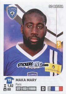Sticker Maka Mary - FOOT 2012-2013 n. 37 - Panini