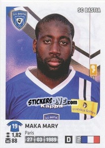 Sticker Maka Mary - FOOT 2012-2013 - Panini