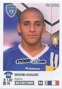 Sticker Wahbi Khazri - FOOT 2012-2013 n. 39 - Panini