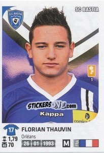 Sticker Florian Thauvin - FOOT 2012-2013 n. 42 - Panini
