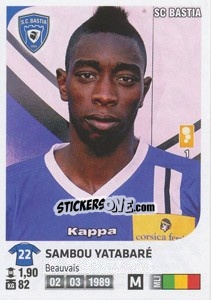 Figurina Sambou Yatabare - FOOT 2012-2013 n. 43 - Panini
