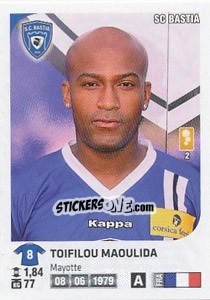 Sticker Toifilou Maoulida - FOOT 2012-2013 - Panini