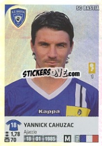 Cromo Yannick Cahuzac - FOOT 2012-2013 n. 48 - Panini