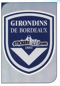 Sticker Ecusson FC Girondins de Bordeaux - FOOT 2012-2013 - Panini