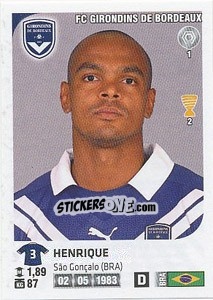 Sticker Henrique - FOOT 2012-2013 - Panini