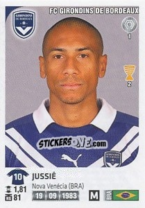 Sticker Jussie - FOOT 2012-2013 n. 63 - Panini