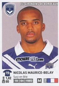 Sticker Nicolas Maurice-Belay - FOOT 2012-2013 n. 64 - Panini