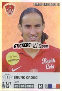 Sticker Bruno Grougi - FOOT 2012-2013 - Panini