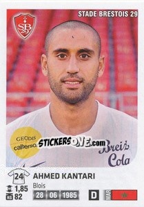 Sticker Ahmed Kantari - FOOT 2012-2013 - Panini