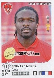 Sticker Bernard Mendy - FOOT 2012-2013 n. 84 - Panini