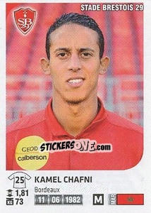 Cromo Kamel Chafni - FOOT 2012-2013 - Panini