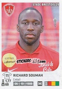 Sticker Richard Soumah - FOOT 2012-2013 n. 90 - Panini