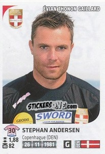 Cromo Stephan Andersen - FOOT 2012-2013 - Panini