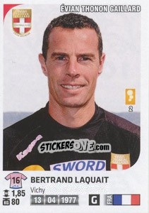 Figurina Bertrand Laquait - FOOT 2012-2013 - Panini