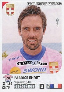 Sticker Fabrice Ehret - FOOT 2012-2013 n. 107 - Panini