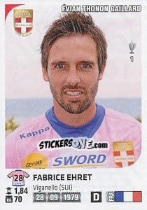 Cromo Fabrice Ehret - FOOT 2012-2013 - Panini