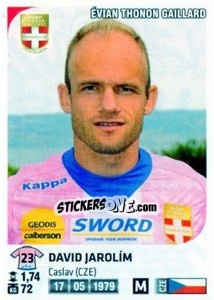 Sticker David Jarolim - FOOT 2012-2013 n. 111 - Panini