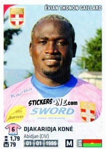 Sticker Djakaridja Kone - FOOT 2012-2013 - Panini