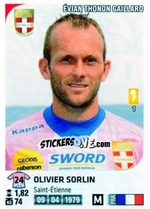Sticker Olivier Sorlin - FOOT 2012-2013 n. 115 - Panini