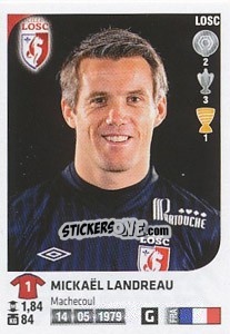 Sticker Mickael Landreau - FOOT 2012-2013 - Panini