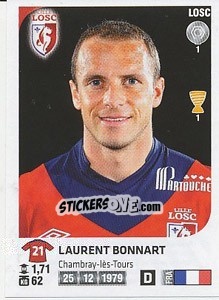 Sticker Laurent Bonnart - FOOT 2012-2013 - Panini